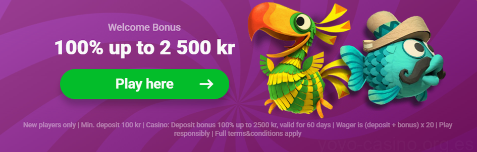 Yoyo Casino Bienvenida